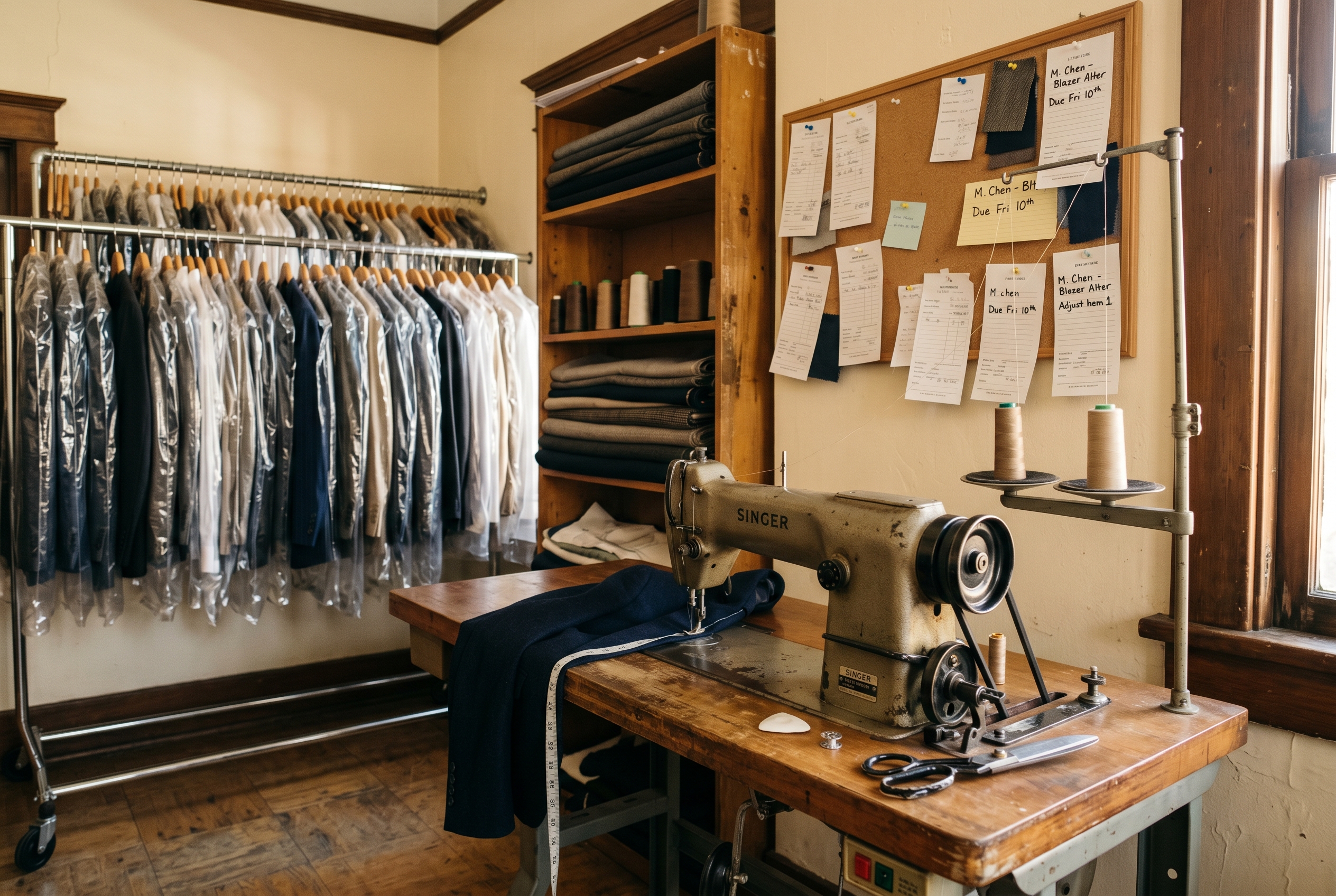 Inside Celestes Tailoring